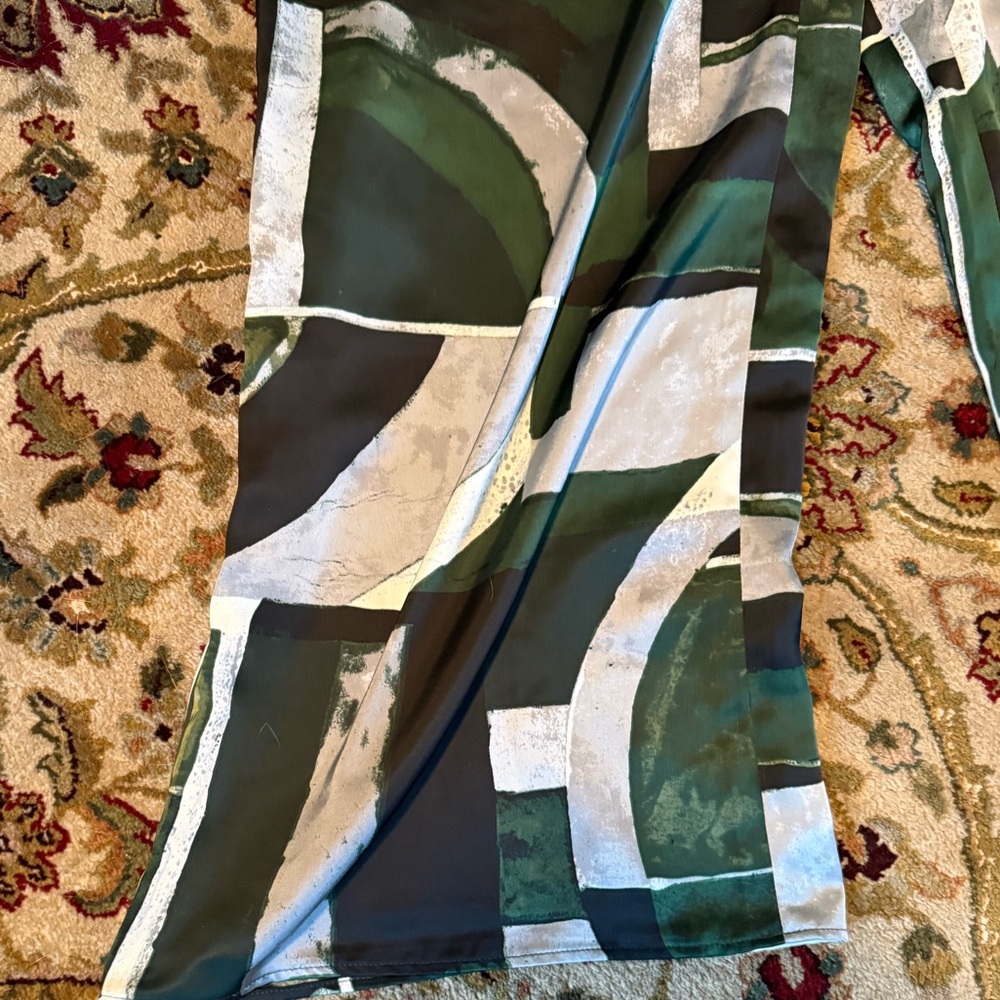 Lauren Ralph‎ Lauren Geo Silk Pants - Picture 7 of 10